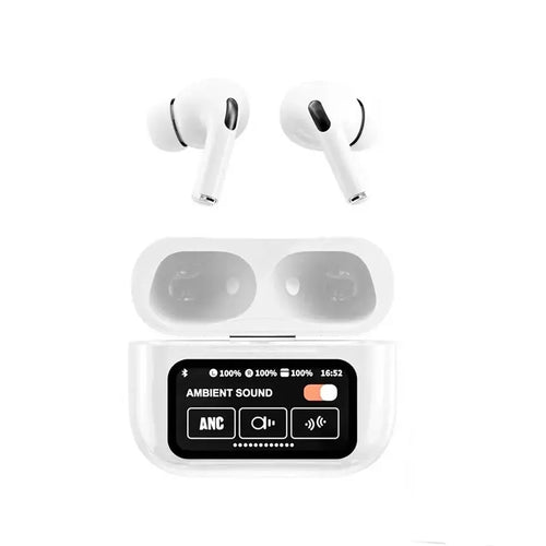 Airpods A9 ENC Touch Screen - White