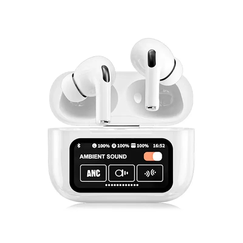 Airpods A9 ENC Touch Screen - White